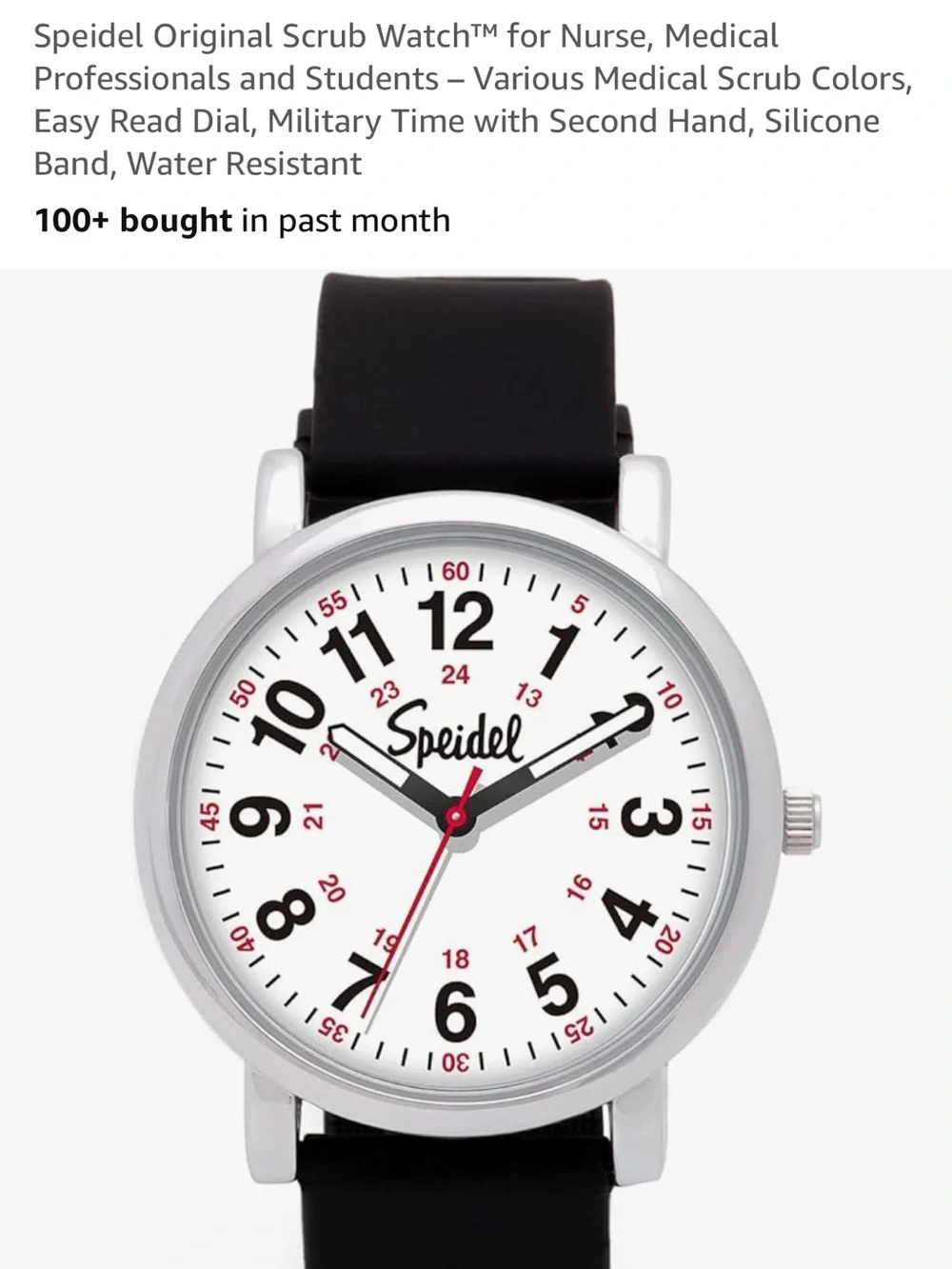 Speidel Scrub Watch